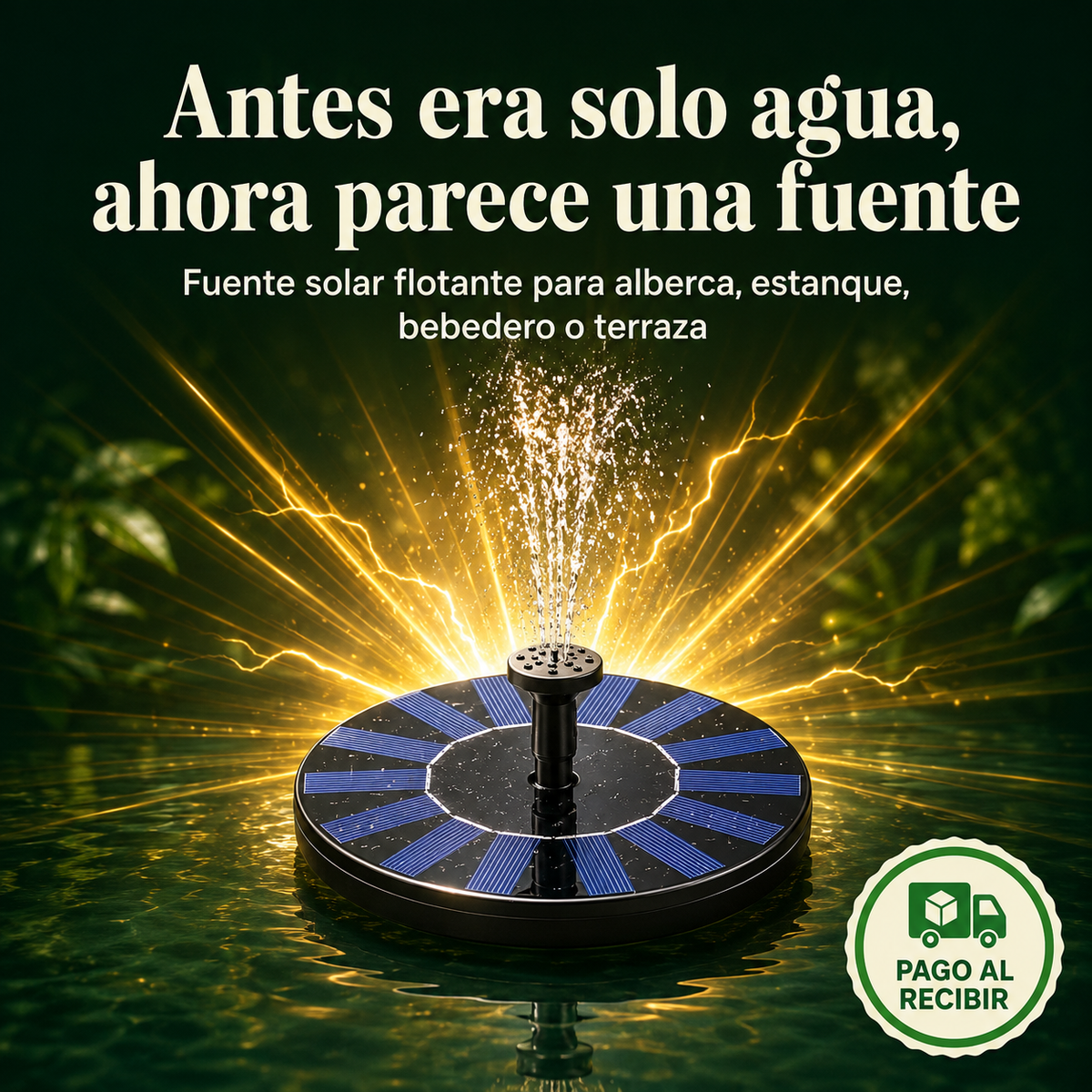 FUENTE DE AGUA ENERGIA SOLAR -id21613 — vista 1