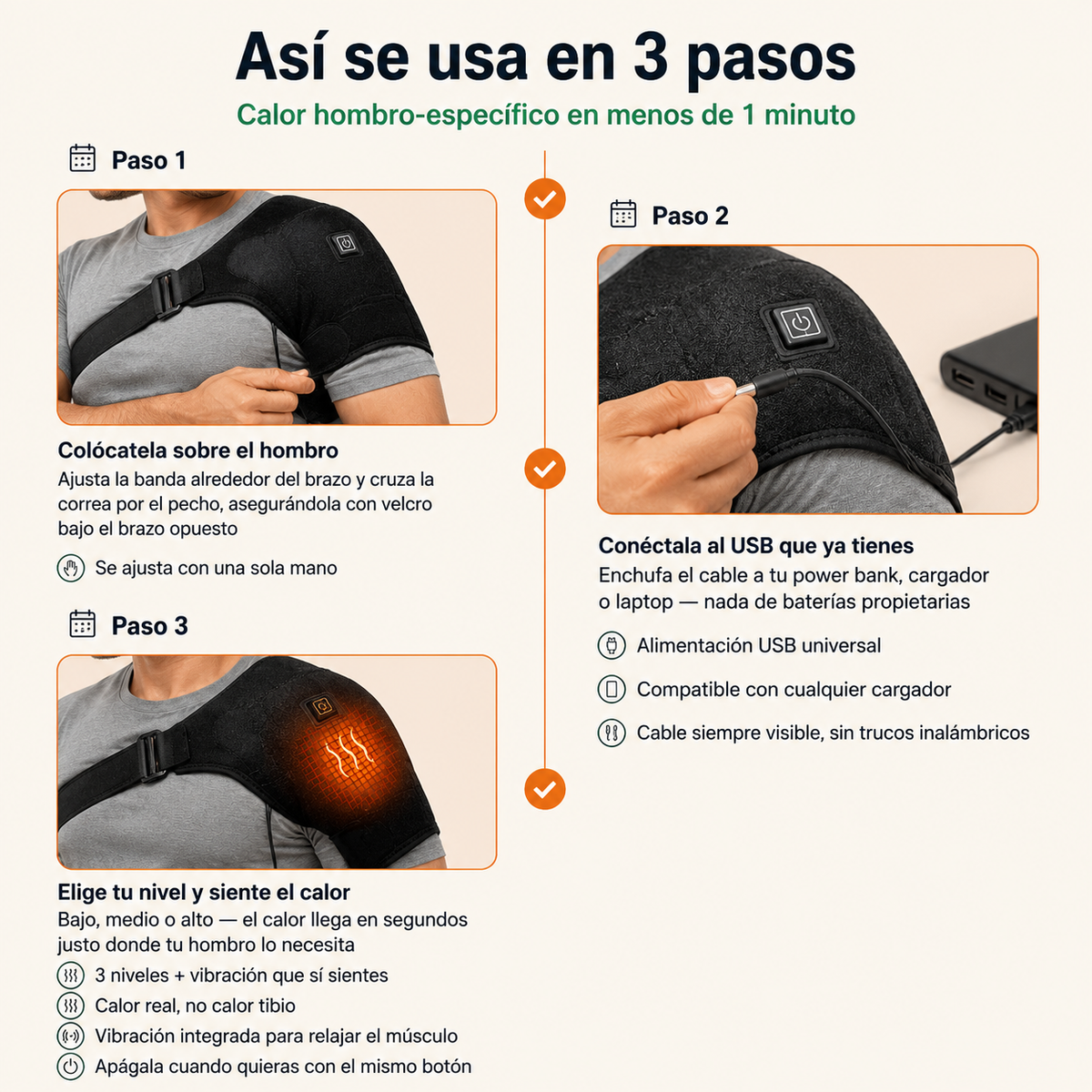 HOMBRERA DE CALOR USB — vista 4