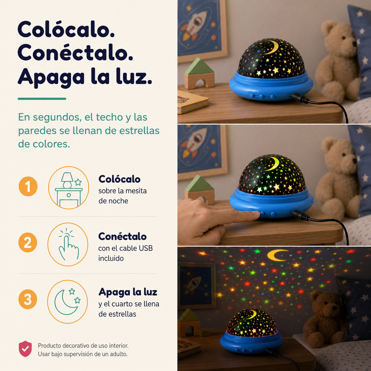 Proyector De Lunas Y Estrellas -id22507 — vista 4